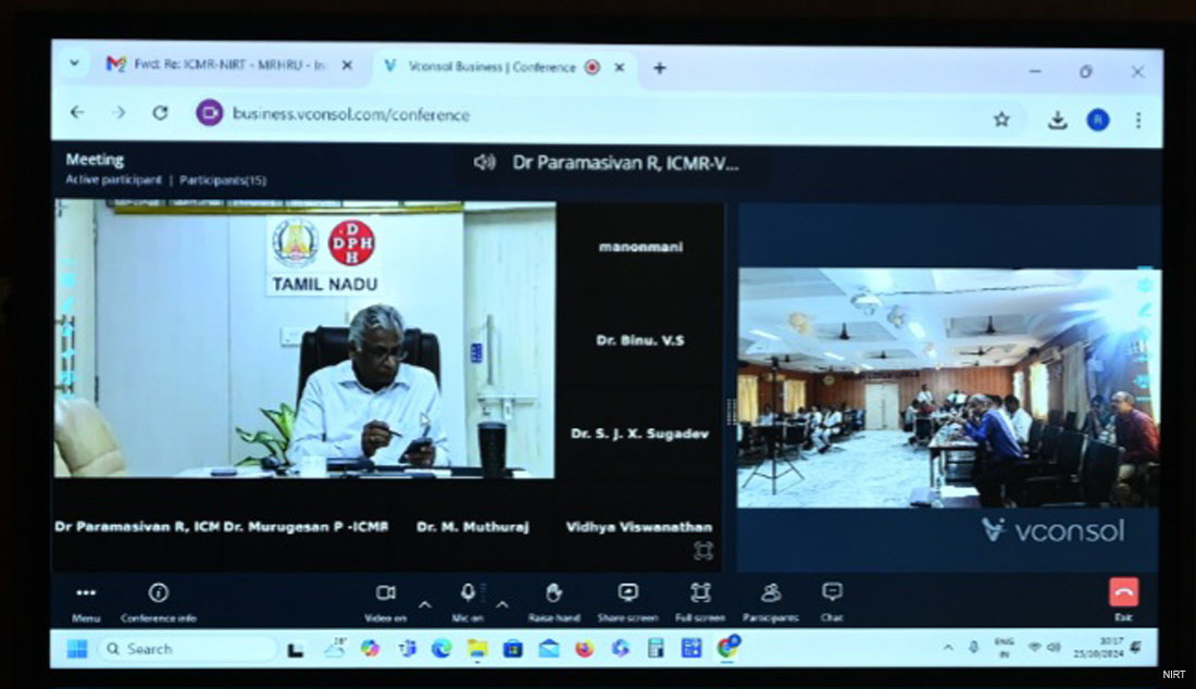 Inauguration of Model Rural Health Research Unit (MRHRU) Madurai