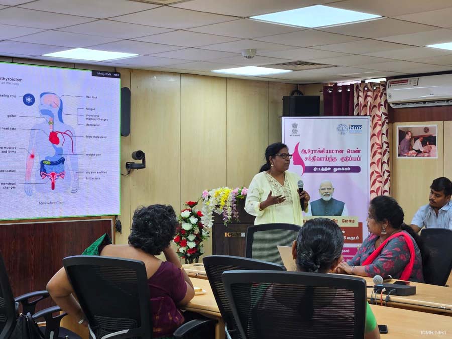 Swasth Nari Sashakt Parivar Abhiyaan at ICMR-NIRT -2025