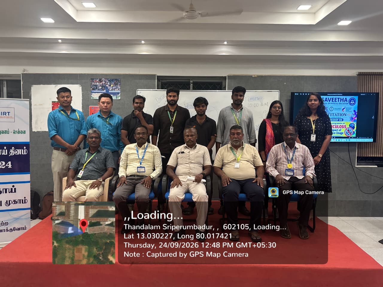 ICMR-NIRT and Saveetha School of Physical Education Organise Awareness Programme on Tuberculosis and Substance Use