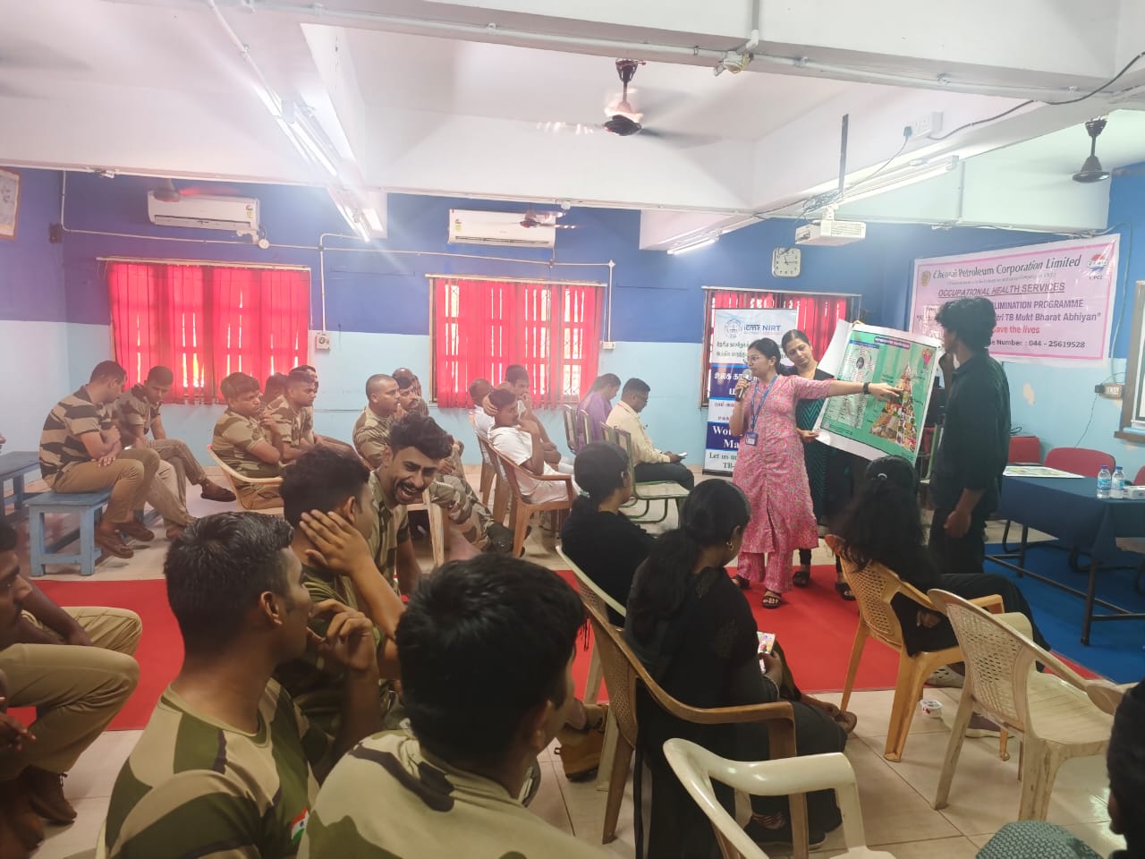 ICMR-NIRT Conducts TB Awareness Programme for CISF Personnel at CPCL, Manali