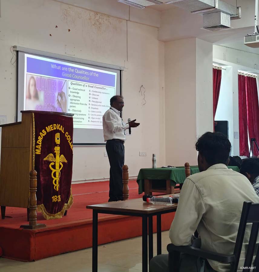 Capacity Building Workshop on Tobacco Cessation for students and technicians of Madras Medical College