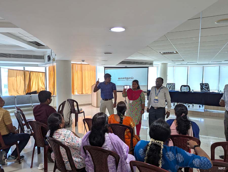 Awareness program on tuberculosis and lung health at Food Corporation of India, Chennai