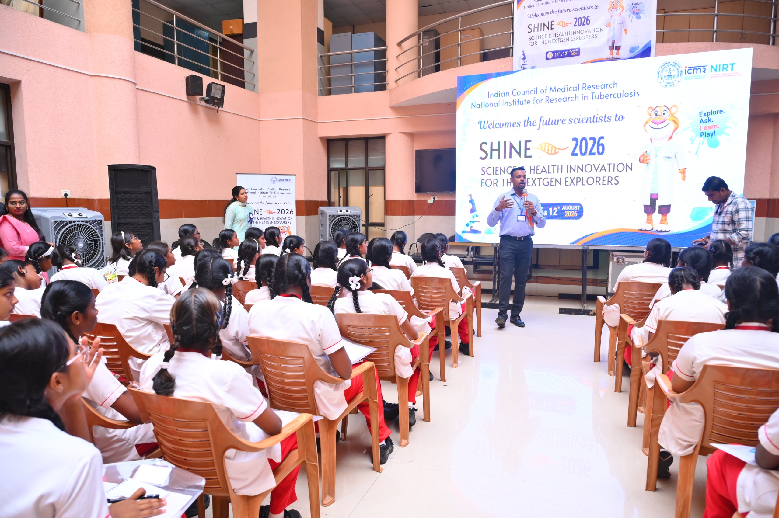 Photo from an ICMR-SHINE Lab Day